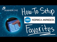  How-To Create Konica Favorites (Programs) youtube video