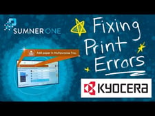  How-To Fix Common Kyocera Print Error youtube video