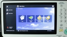 Canon imageRunner screen