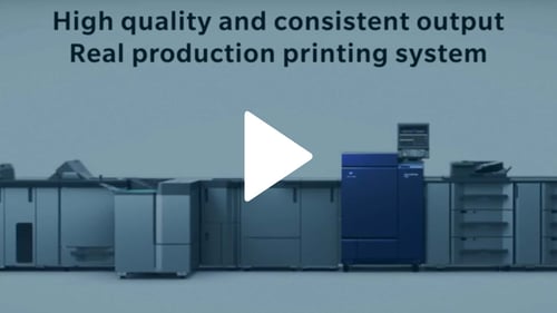 Konica Minolta AccurioPress C6100 Digital Color Press Video Overview Thumbnail