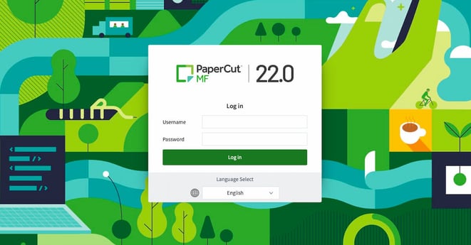 basic features of PaperCut MF print management software